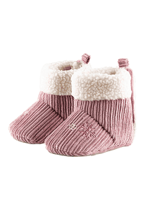 Babystiefel Eiskristall mattrosa