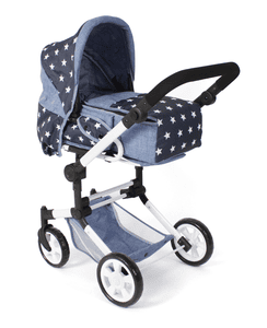 BAYER CHIC 2000 Poussette poupon combinée JARA, bleu marine