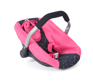 BAYER CHIC 2000 Silla de coche para muñecas pink