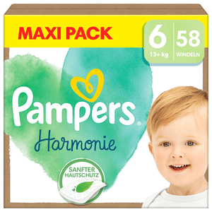 Luiers Harmonie maat 6 , 13+ kg, Maxi Pack (1x 58 luiers)