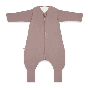 emma & noah Schlafsack mit Umschlag-Füßen und Ärmeln Essential Berry