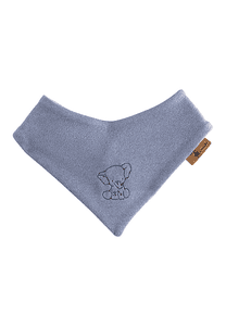 Sjaal olifant fluweel blauw