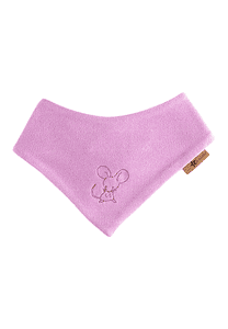 Foulard souris rose poudré