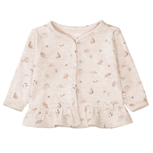 Sweatjacke blush gestreift