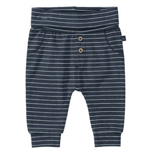 Hose night blue gestreift
