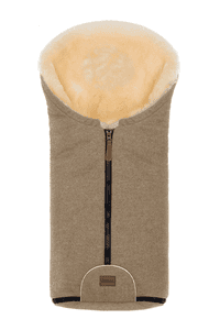 Winterfußsack Pamir Wool Lammfell braun