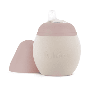 Tasse d'apprentissage enfant silicone 240 ml, Sand/Blush