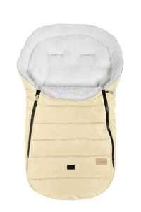 wintervoetenzak Oslo voor kinderwagens beige-whitewash
