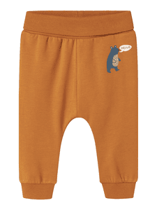 Almond Nbmvonne joggingbroek Bear