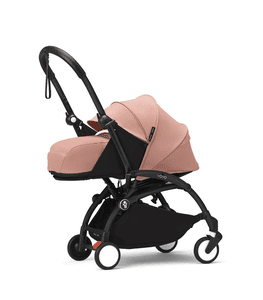 Kinderwagen  YOYO³ Gestell black inkl. 0+ Neugeborenenaufsatz Ginger