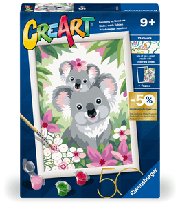 CreArt Schilderen met Getallen - Koala Cuties