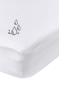 Drap housse pour lit enfant molleton imperméable white 90x200 cm