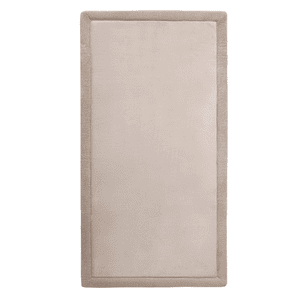 Fluwelen speelmat voor baby 80 x 150 cm, beige