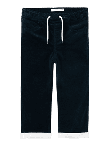 Pantalones de pana Nmmben Dark Sapphire