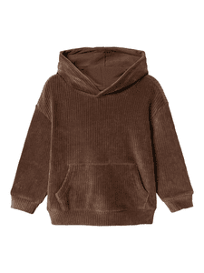 Cord Hoodie Nmmnelur Pecan Pie