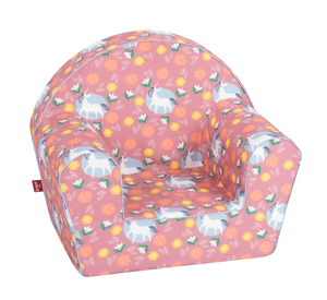 Poltrona per bambini Unicorno, rosa