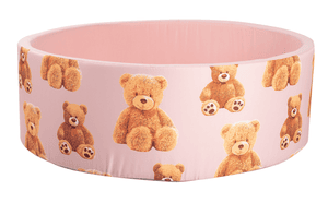 Piscina de pelotas Soft Teddy, rosa