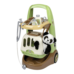 -Carrito veterinario con panda