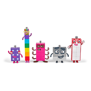 Friends ® Numberblocks® Seks til ti