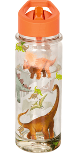 Glitter drinkfles (ca. 0,3 liter) - Dino Friends