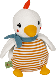 Peluche avec doudou poule - Little Wonder