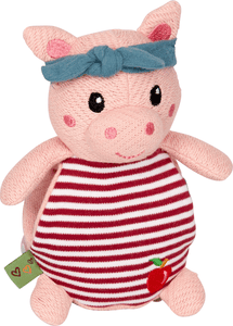 Little Giocattolo di peluche con coperta di peluche di maiale - Wonde