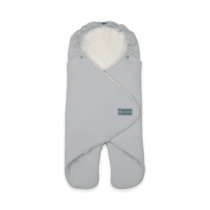 Essential emma & noah wrap teppe med føtter Grey