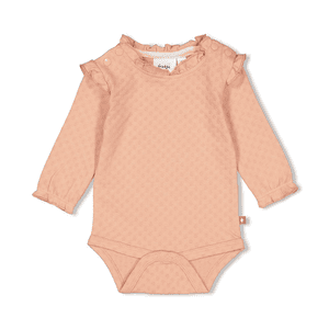 Little Body met lange mouwen Rozenknopje Roze