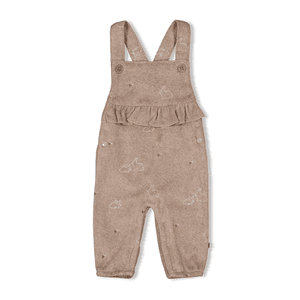 Little Badstof tuinbroek Rosebud Taupe Melange