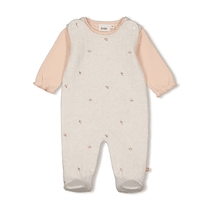 Little 2-delige romper Rosebud Nature Melange