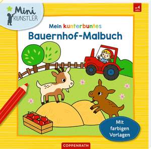 Mein kunterbuntes Bauernhof-Malbuch (Mini-Künstler)