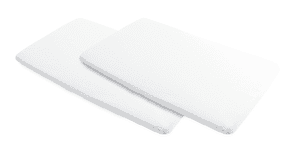 Drap-housse Iris 2/Calao pack double blanc