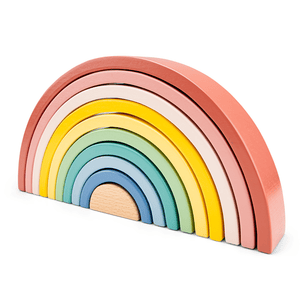 eitech Stapelspiel Regenbogen pastell