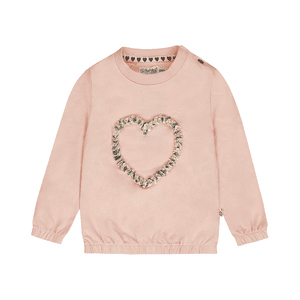 Sweater Geborsteld roze