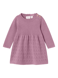 Robe en maille Nbfosilla mauve orchidée