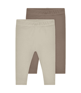 Rip legging bensker 2-pack bruin