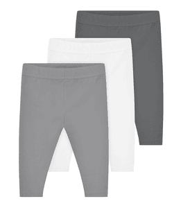 Leggings besker 3-pack grigio