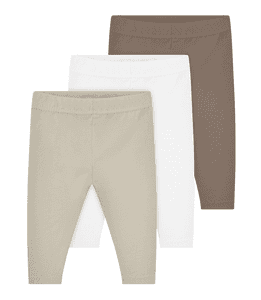 Leggings bensker 3er-Pack braun