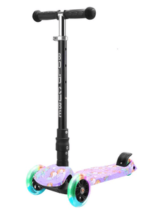 Stor 3-hjuls scooter - Unicornland