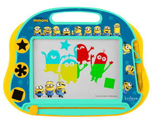 Magnetyczna wielokolorowa tablica do rysowania Minions z akcesoriami w formacie A5