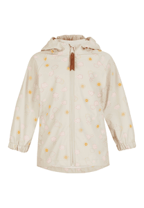 Regenjacke ungefüttert Wolken beige