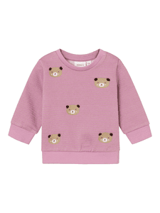 Sweatshirt Nbfolvine Mauve Orchid