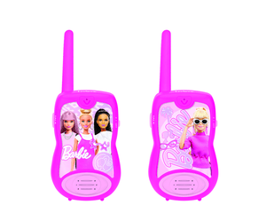 Barbie portofoons tot 200 meter bereik met riemclip