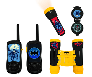 Zestaw przygodowy Batman z 2 krótkofalówkami do 120 m, lornetką, latarką i kompasem