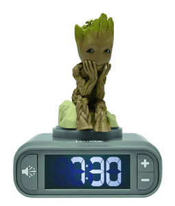 Galaxy Guardians of the - Groot-vækkeur med 3D-natlysfigur og særlige ringetoner