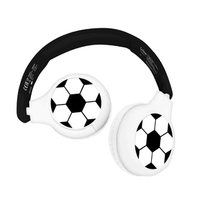 Calcio 2-in-1 Bluetooth e connessione via cavo, cuffie pieghevoli con volume sicuro