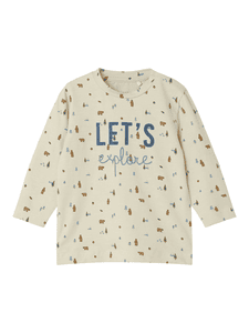 Langarmshirt Nbmossy Summer Sand