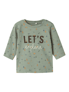 Langarmshirt Nbmossy Lily Pad