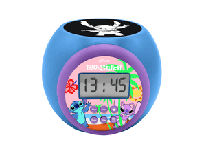 Disney Stitch Projektionswecker mit LED Farbwechsel und Timer-Funktion