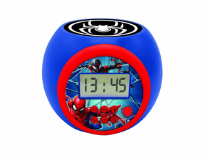 Sveglia a proiezione Spiderman con cambio di colore a LED e funzione timer